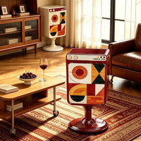 Retro Pop Pedestal Trash Can