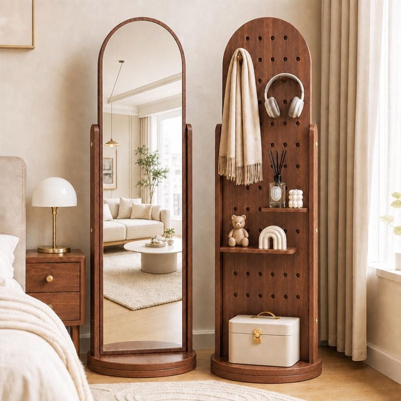 Arched Haven Storage Mirror