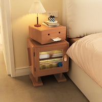 Happy Bot Wooden Nightstand