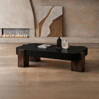 TerraForm Modern Rectangular Coffee Table with Storage Drawer