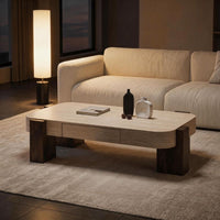 TerraForm Modern Rectangular Coffee Table with Storage Drawer