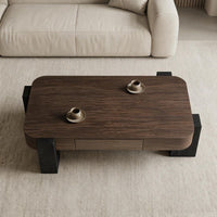 TerraForm Modern Rectangular Coffee Table with Storage Drawer