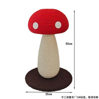 Mushroom Haven Cat Scratching Post – Cute Mushroom-Shaped Cat Toy