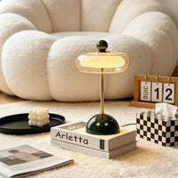 Vintage Mushroom Glass Table Lamp