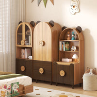 Nordic Bear-Ear Kids Storage Cabinet & Wardrobe