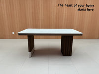 Aveline Luxe Rectangular Sintered Stone Dining Table#C755