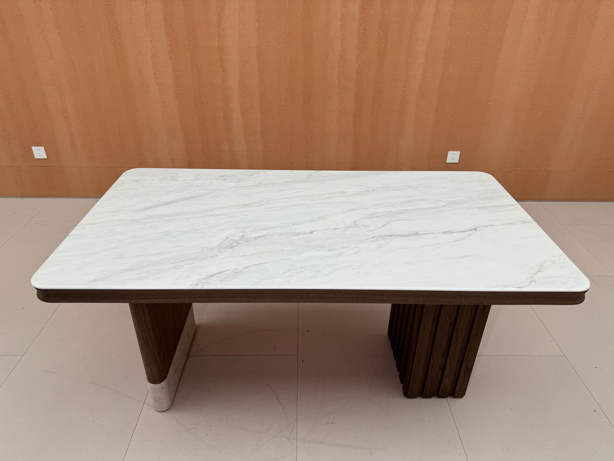 Aveline Luxe Rectangular Sintered Stone Dining Table#C755