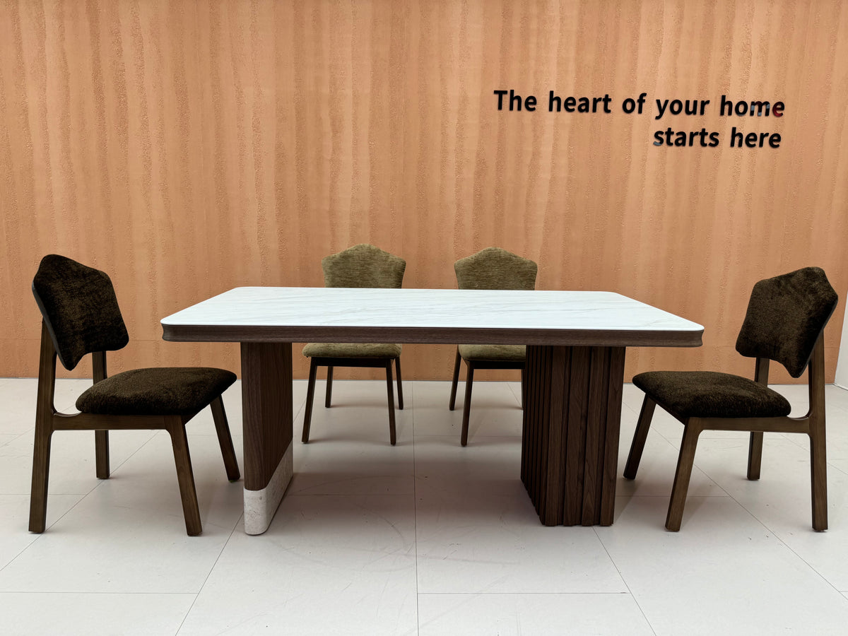 Aveline Luxe Rectangular Sintered Stone Dining Table#C755