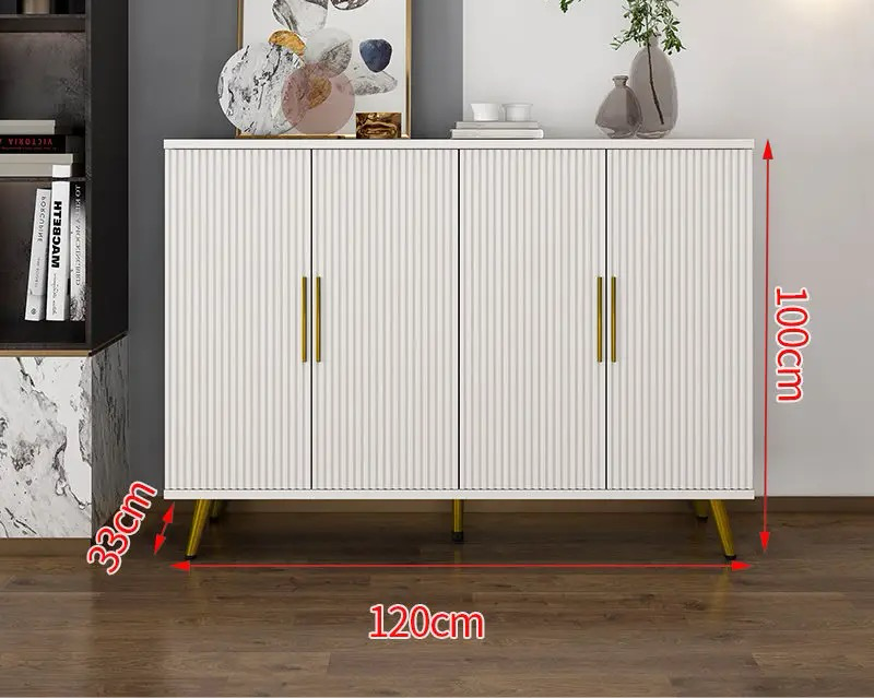 Shoe Cabinet and Shoe Stool Set