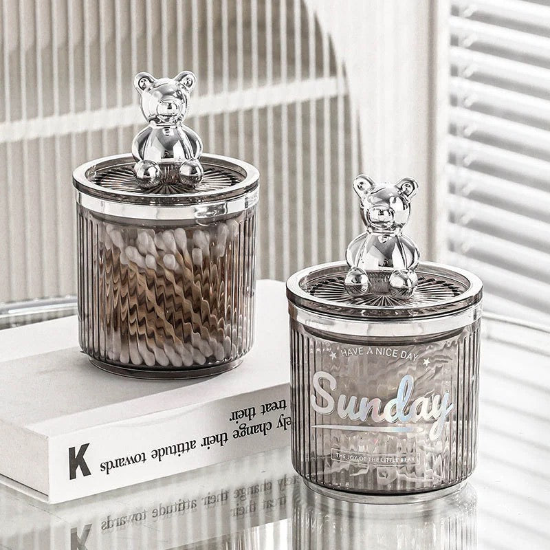 Silver Bear Storage Tub