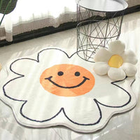 Round cashmere imitation mats