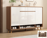 Ecological Wooden Shoe Cabinet Entrance Cabinet