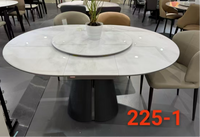 Retractable Microcrystalline Stone Dining Table225