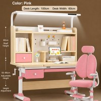 BrightNest Adjustable Kids Study Desk & Chair Set