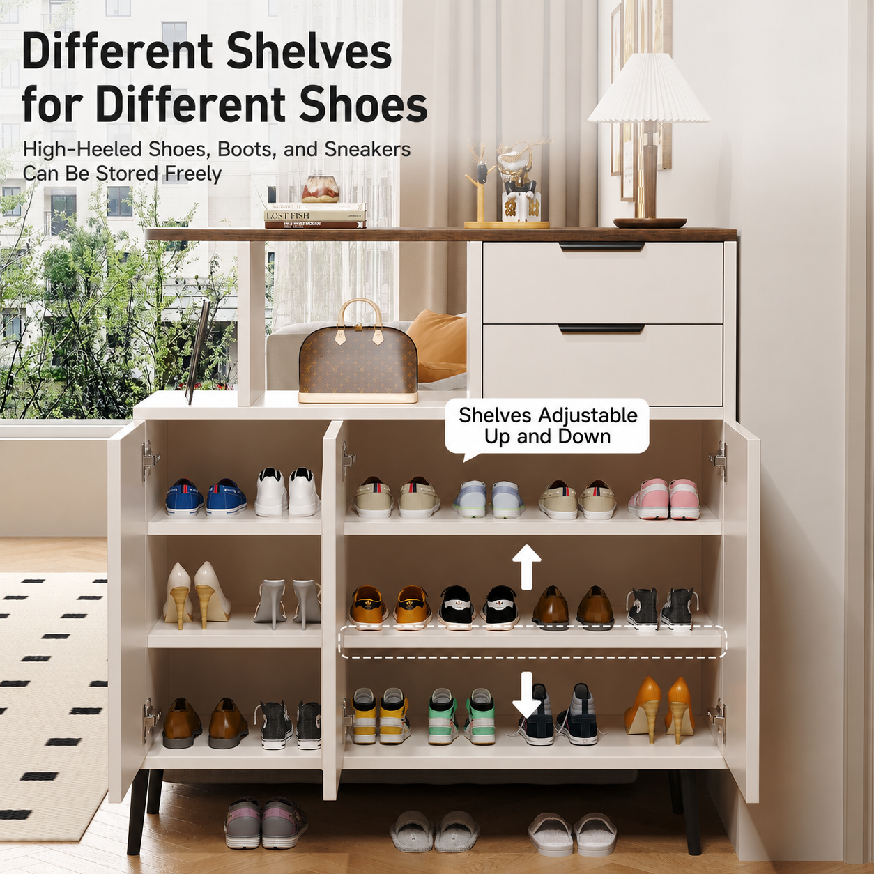 Arden Entryway Shoe Storage Cabinet