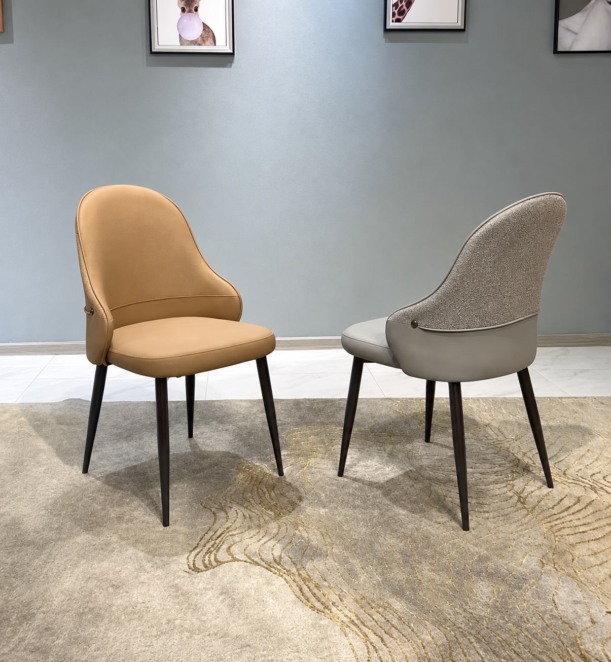 Arden Curve Dining Chair#8337