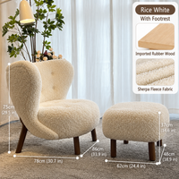 Cozy Haven Sherpa Accent Chair
