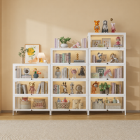 Pink Five-Layer Figurine Cabinet