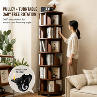 Orbit 360° Rotating Bookshelf