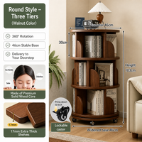 Orbit 360° Rotating Bookshelf