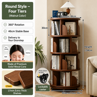 Orbit 360° Rotating Bookshelf