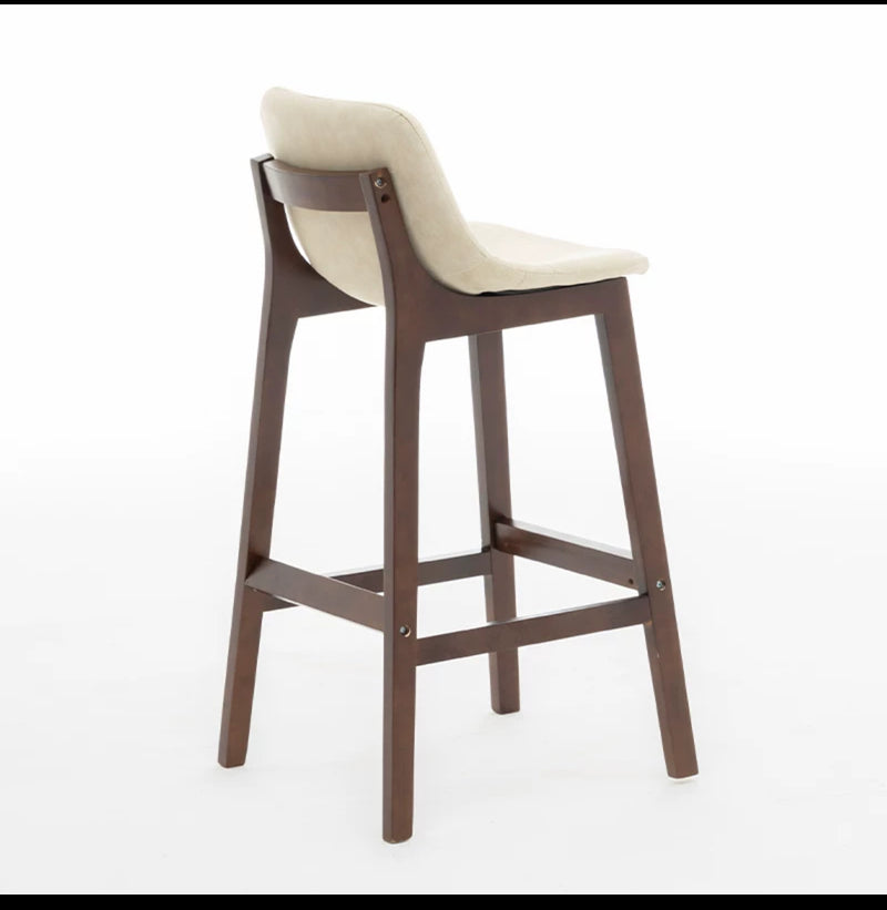 Ash wood bar stool