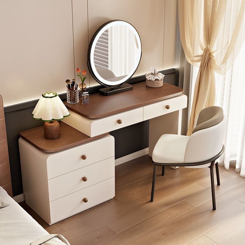Retro Dressing Table（Chairs, And Mirrors Are Not Included）