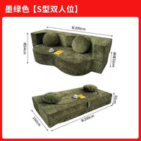 Eyelash Curved Sofa Bed