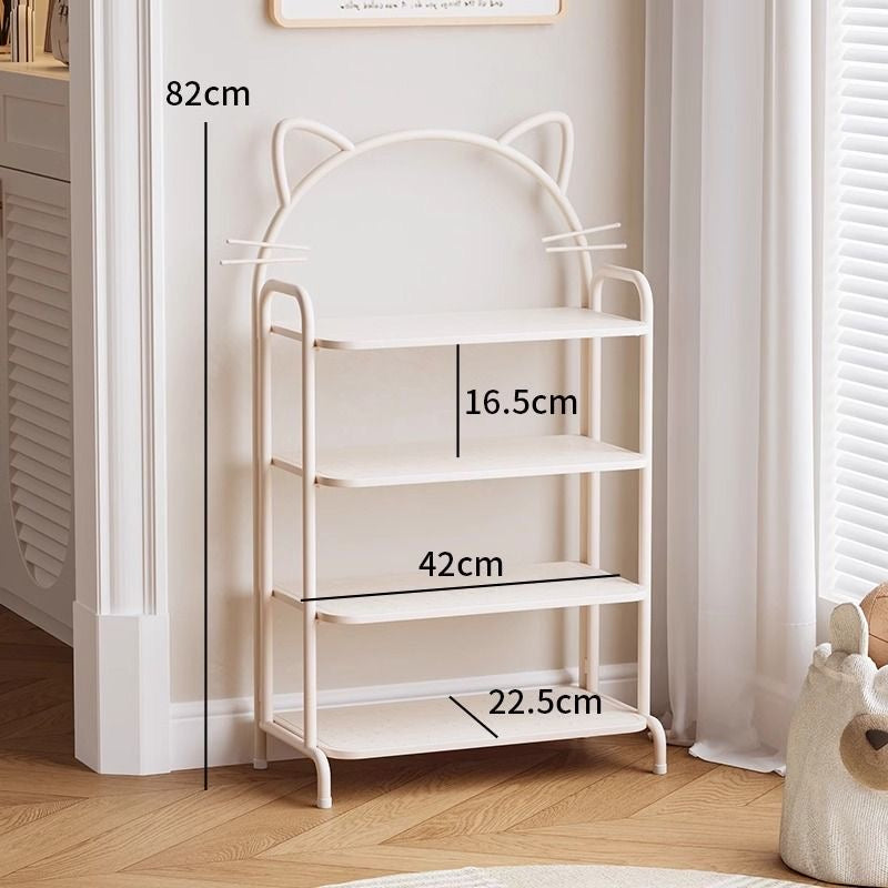 Whiskers Cat-Ear Metal Shoe Rack