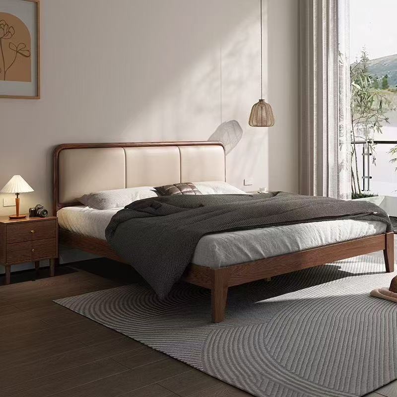 solid wood bed frame