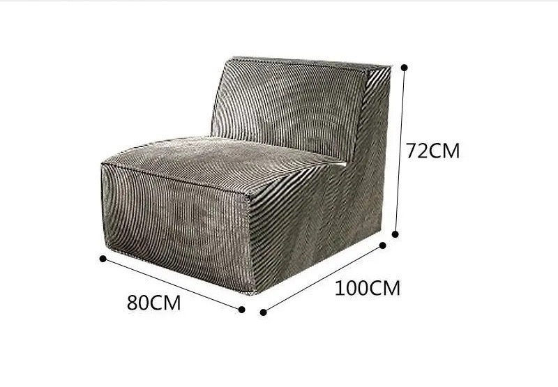 Compression modular sofa