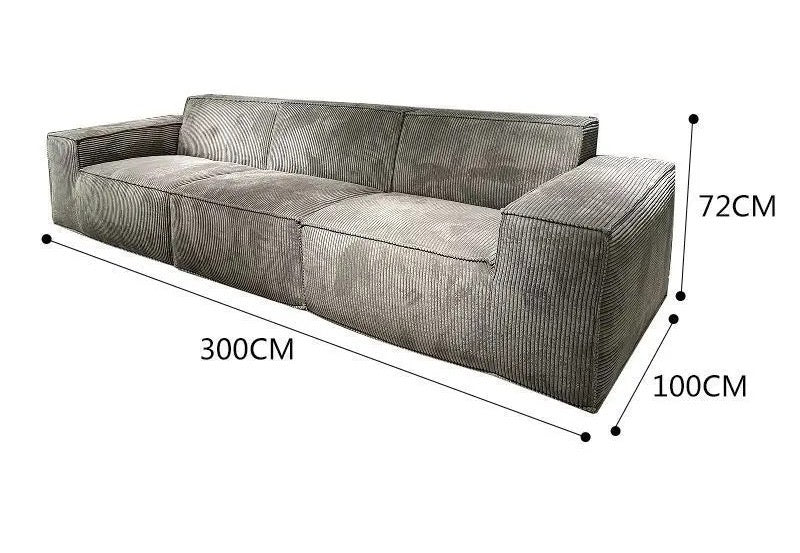 Compression modular sofa