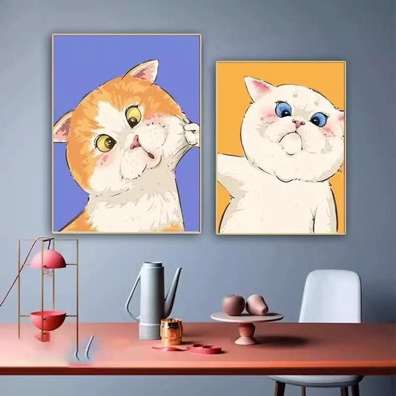 Cat painting