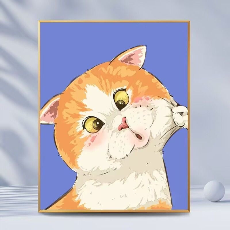 Cat painting