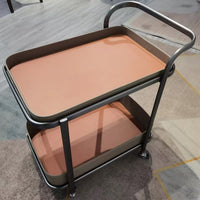 Saddle leather trolley