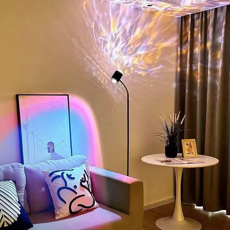 Floor lamp ambient light