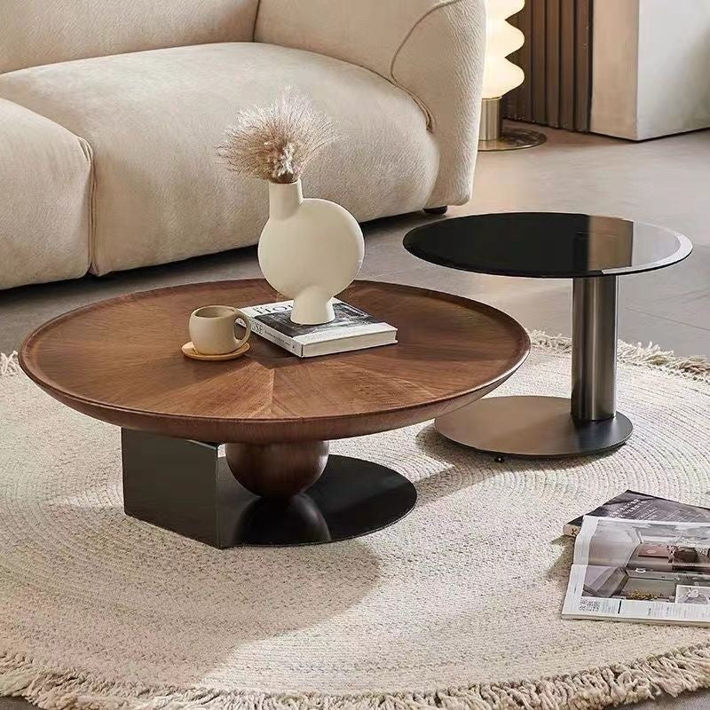 Solid wood coffee table