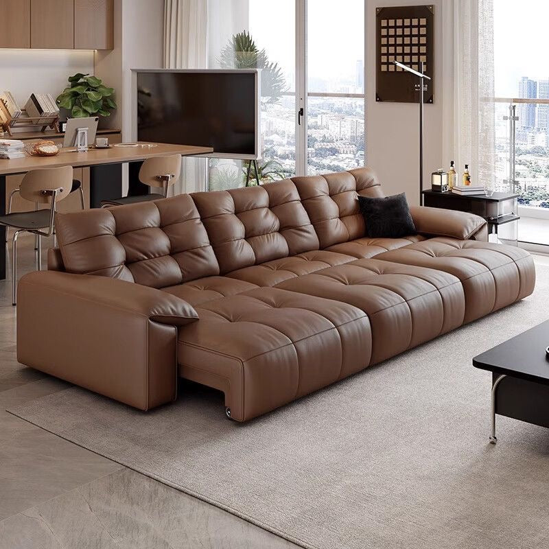 Cloud Leather Electric Sofa