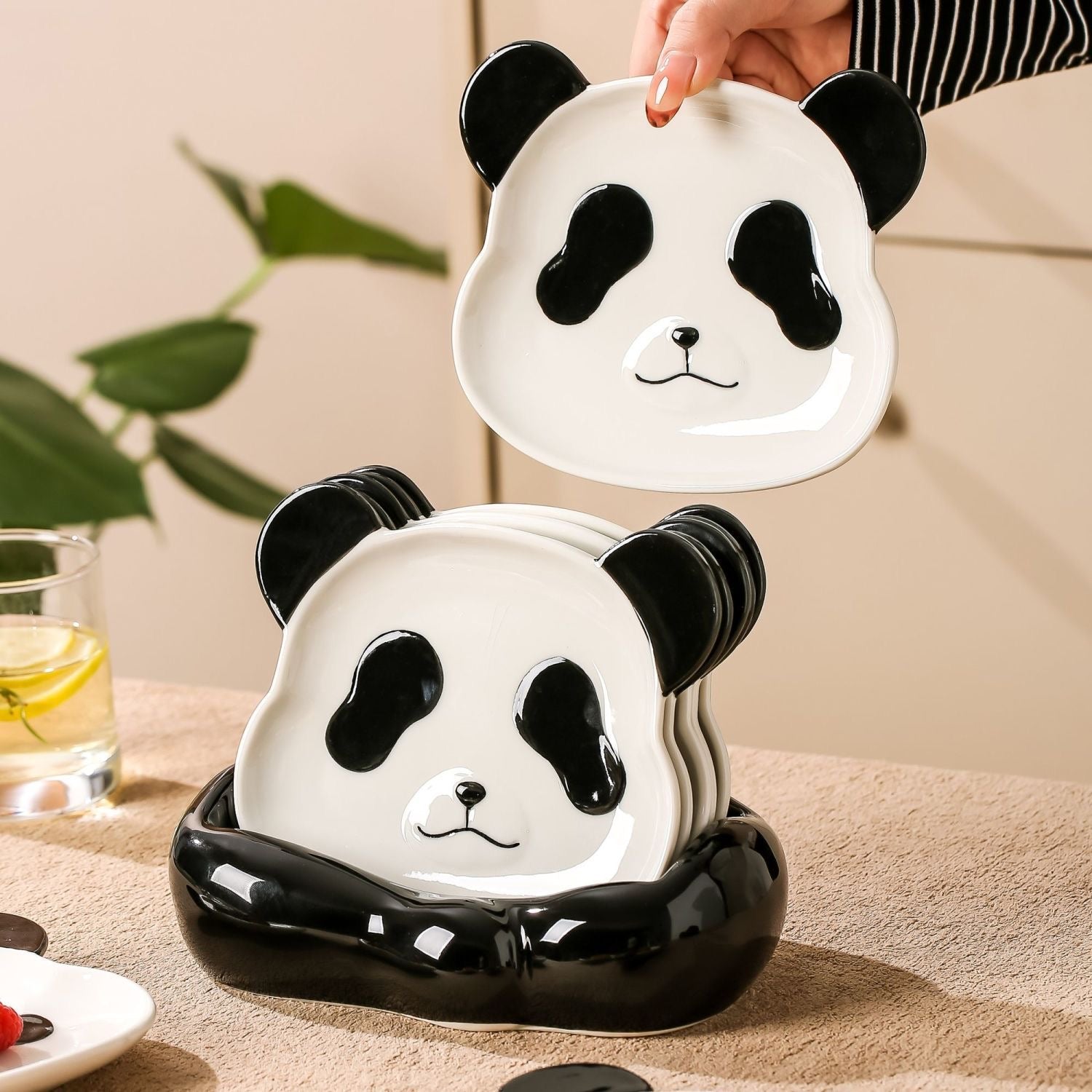 Panda plate set