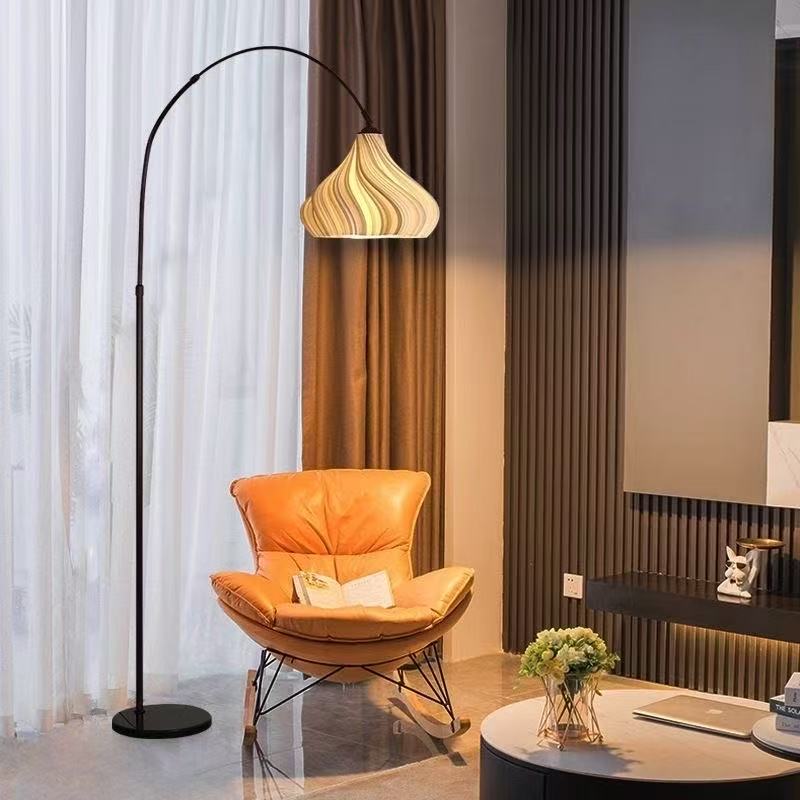 Cloud and mist floor lamp