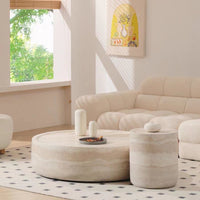 Milano Tea Table Cave Stone