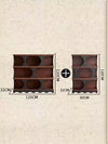 Solid Wood Bookshelf Storage Rack Combination