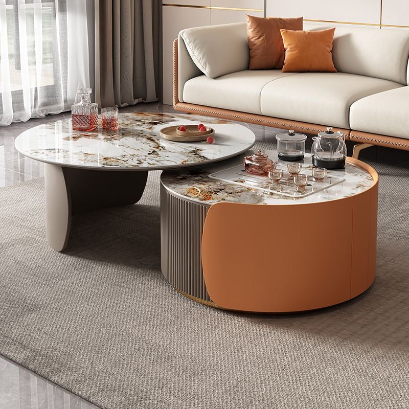 Pandora rock plate coffee table