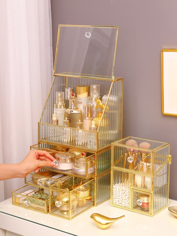 Luxe Gilded Vanity Organizer