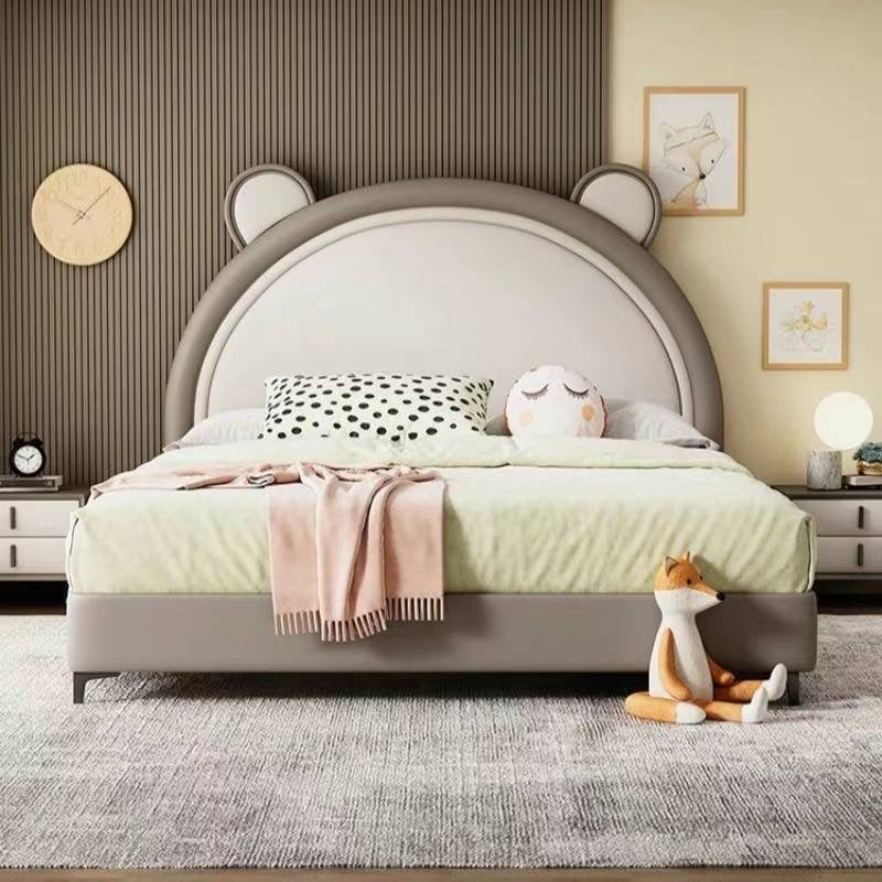 Gray White Bear Children Bed