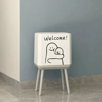 Welcome Trash Can