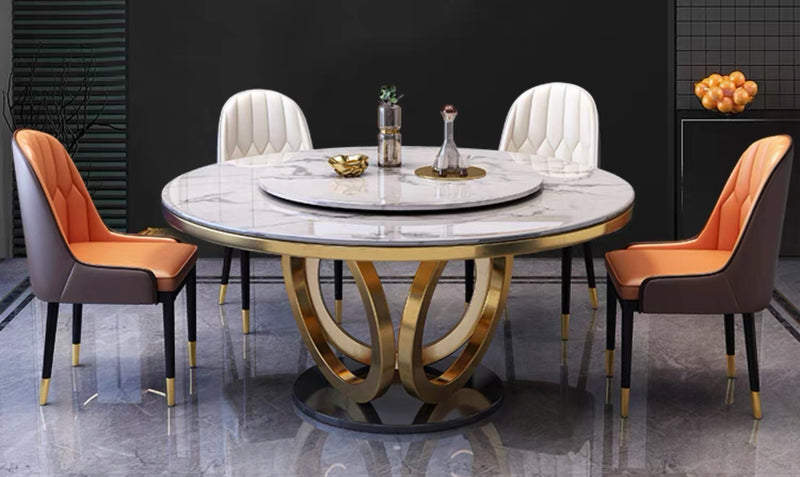 Marble Dining Table/Chair Set