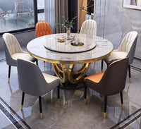 Marble Dining Table/Chair Set