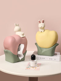 Tulip Bunny Tissue Box