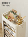 Cream Removable Bookshelf